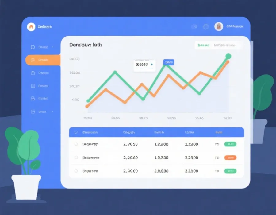 走势与数据说明示意图